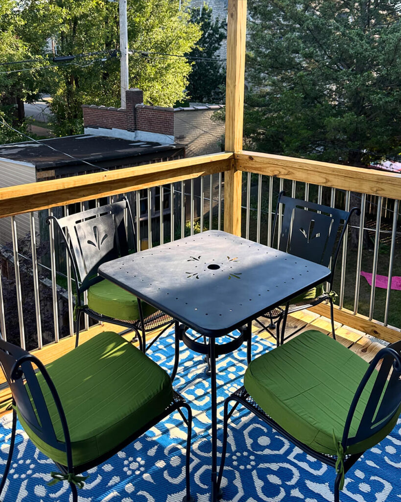 Deck at juniata